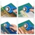 Cozywind 45mm Rollschneider Set Stoffschneider,Rundklingen Cutter Rollmesser inkl Ersatzklingen,Schneidematte/Schneideunterlage,Patchwork-Lineal für Stoff, Papier, Leder - 7